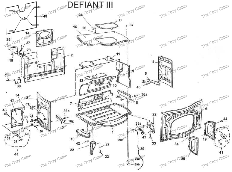 Defiant III Parlor Stove Models 0019 & 0028